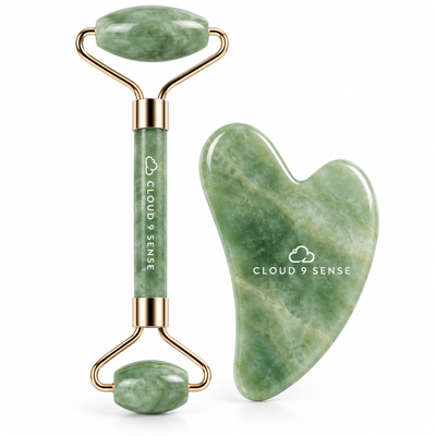 Jade Face roller & Stone